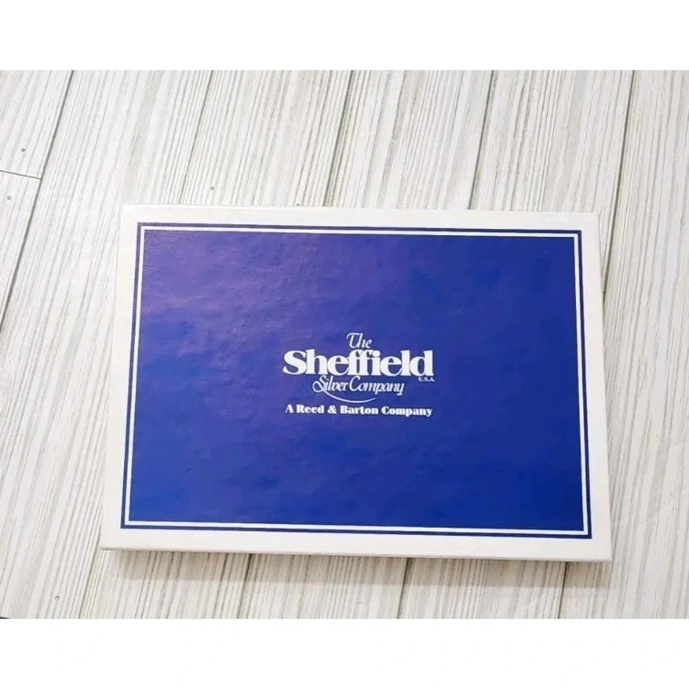 The Sheffield Silver Co. 5 Piece Hostess Set Silverplate‎ S-2101 New Open Box